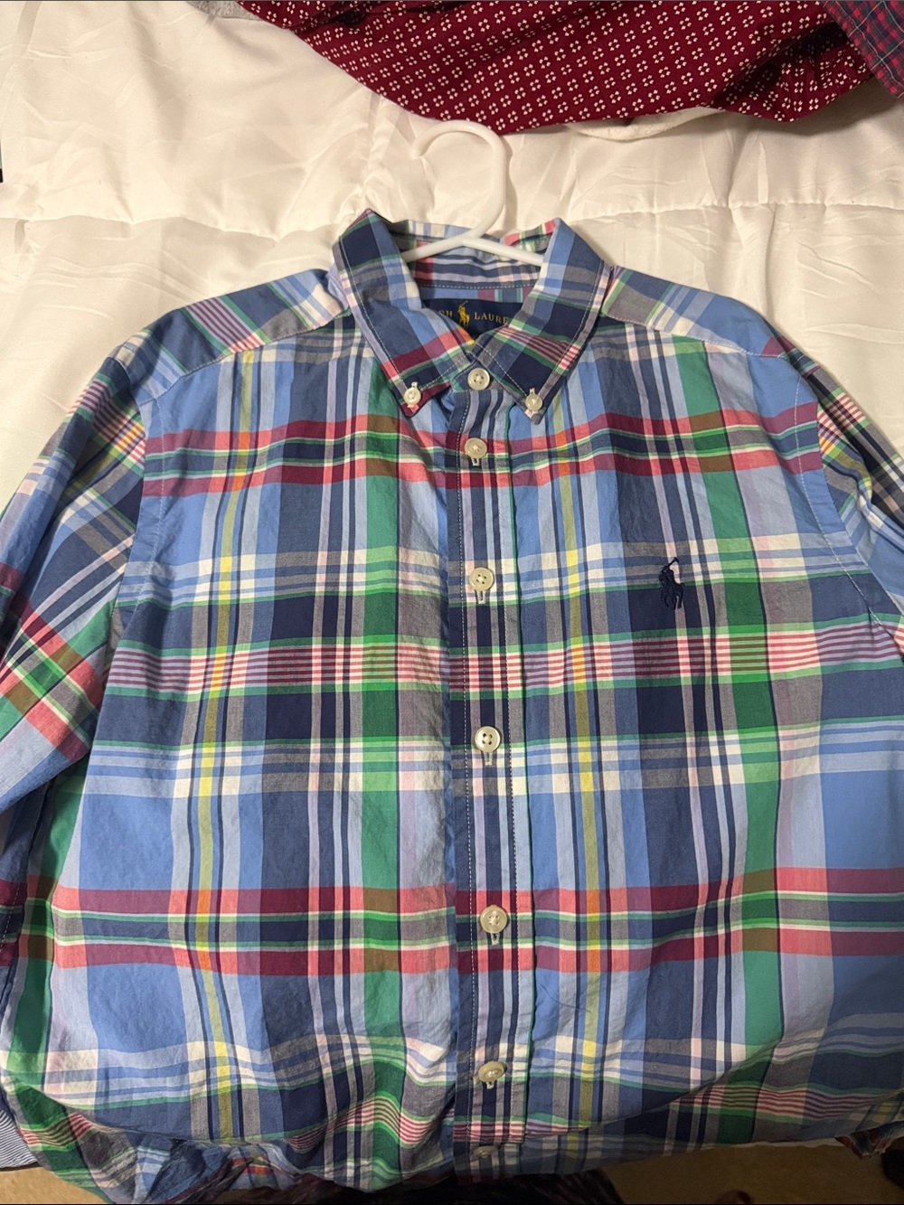 Polo by Ralph Lauren Multicolor Plaid Button-Down Shirt - Blue, Green, Red